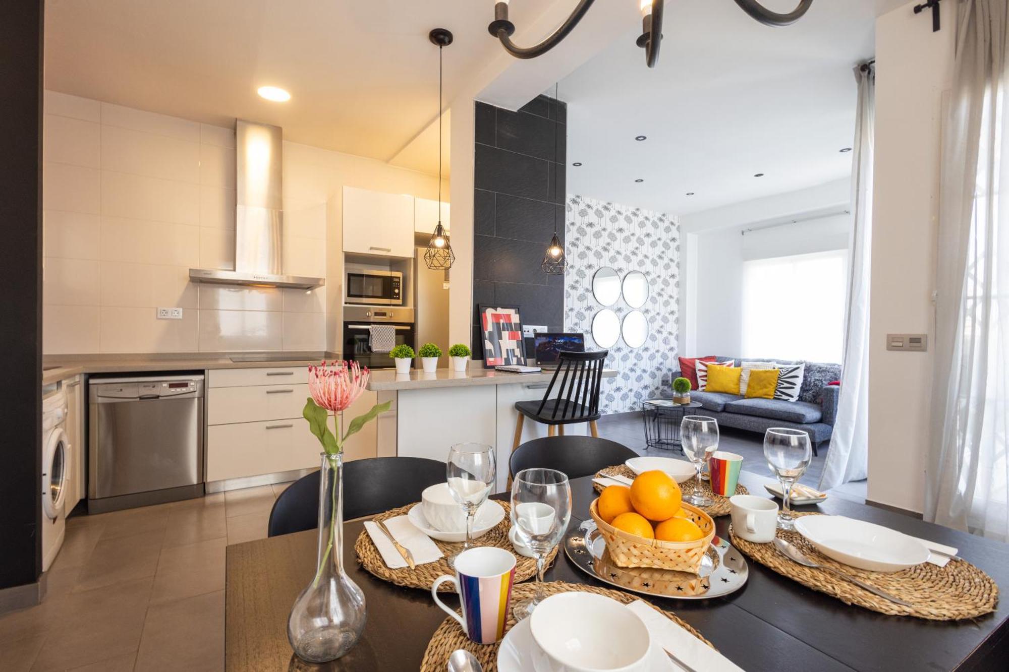 Florit Flats - Stylish 2 Bedroom Ac Wifi Terrace Attic In Valencia Center Dış mekan fotoğraf