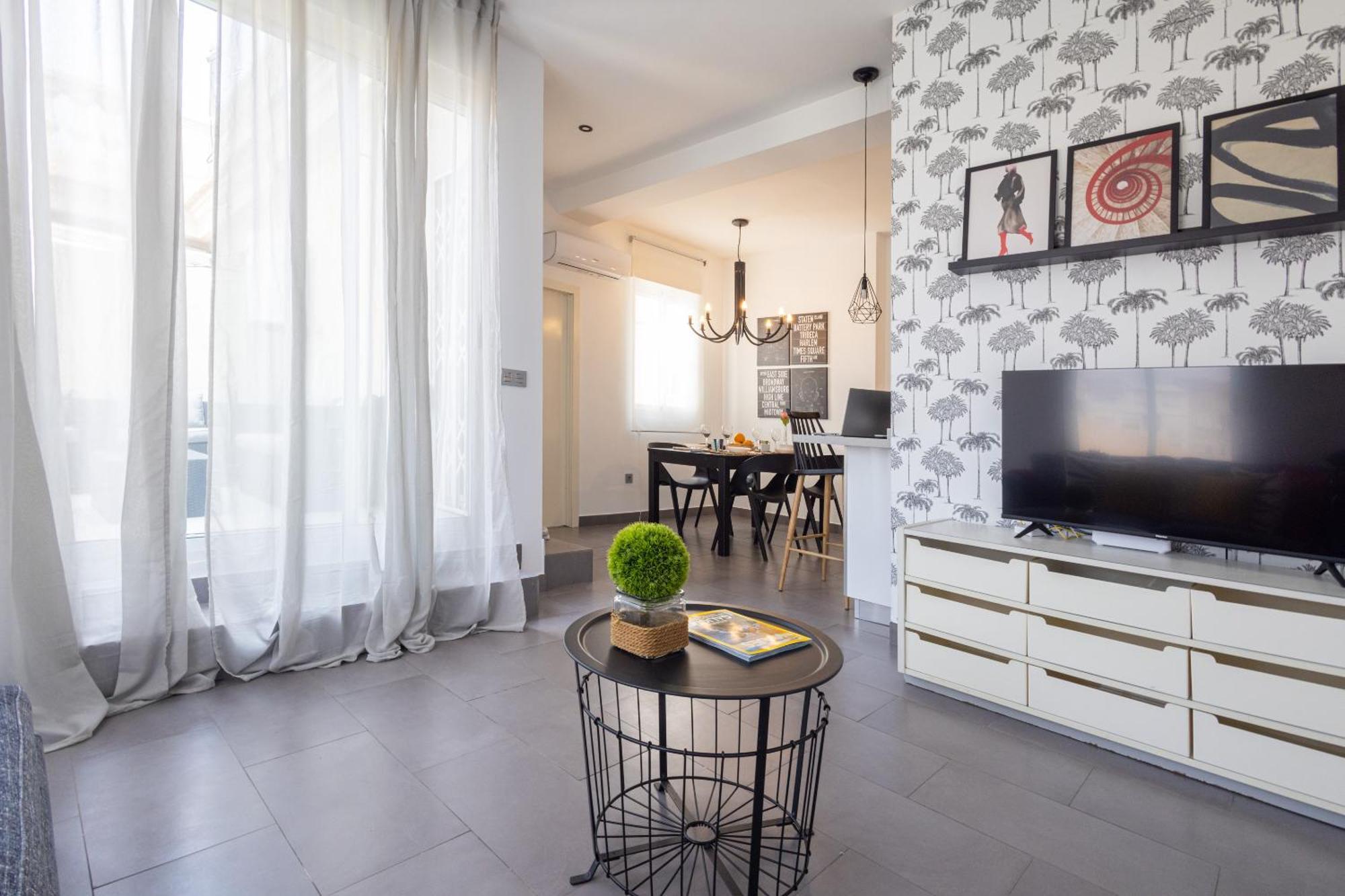 Florit Flats - Stylish 2 Bedroom Ac Wifi Terrace Attic In Valencia Center Dış mekan fotoğraf